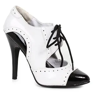 511-GANGSTER 5" Heel Two Tone Closed Toe Oxford.