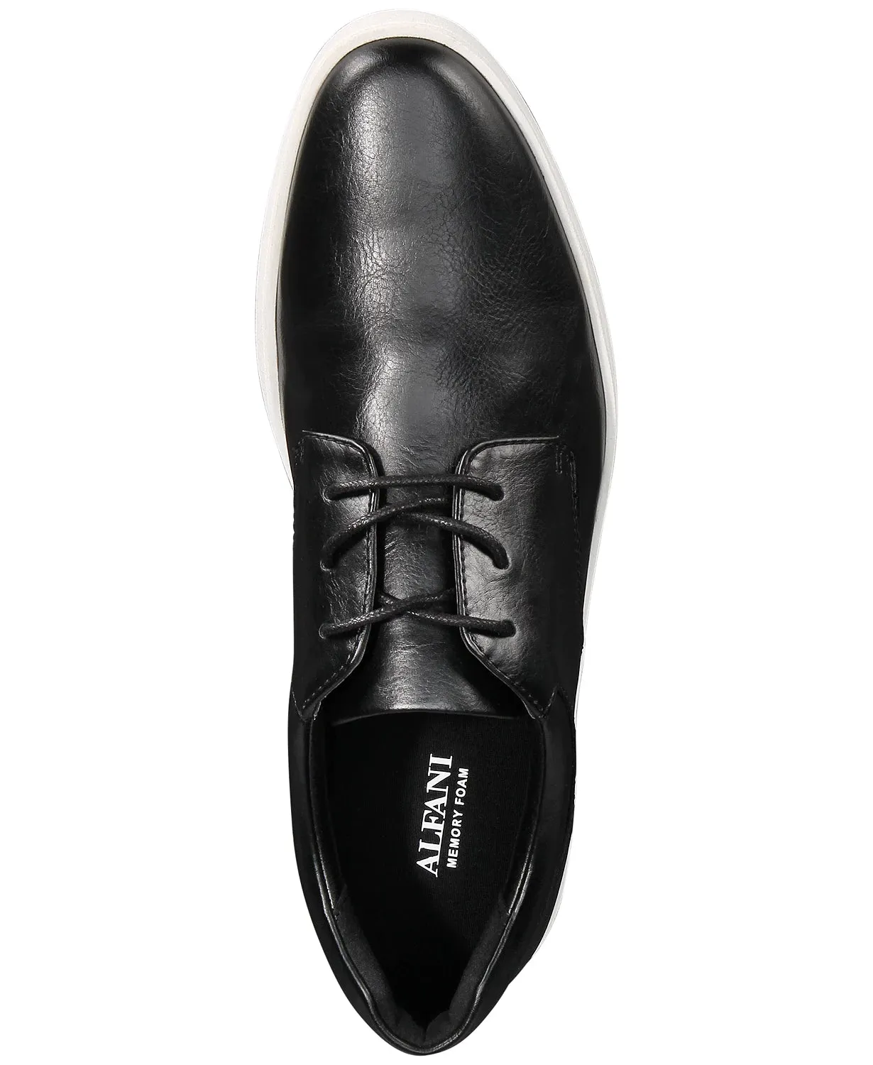Alfani Men's Elston Lace-Up Oxford Sneakers  Color Black Size 10.5M