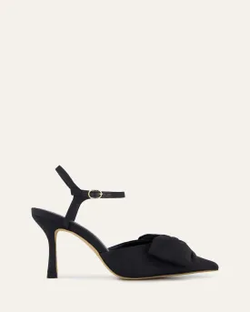 ARIELLE HIGH HEELS BLACK TEXTILE