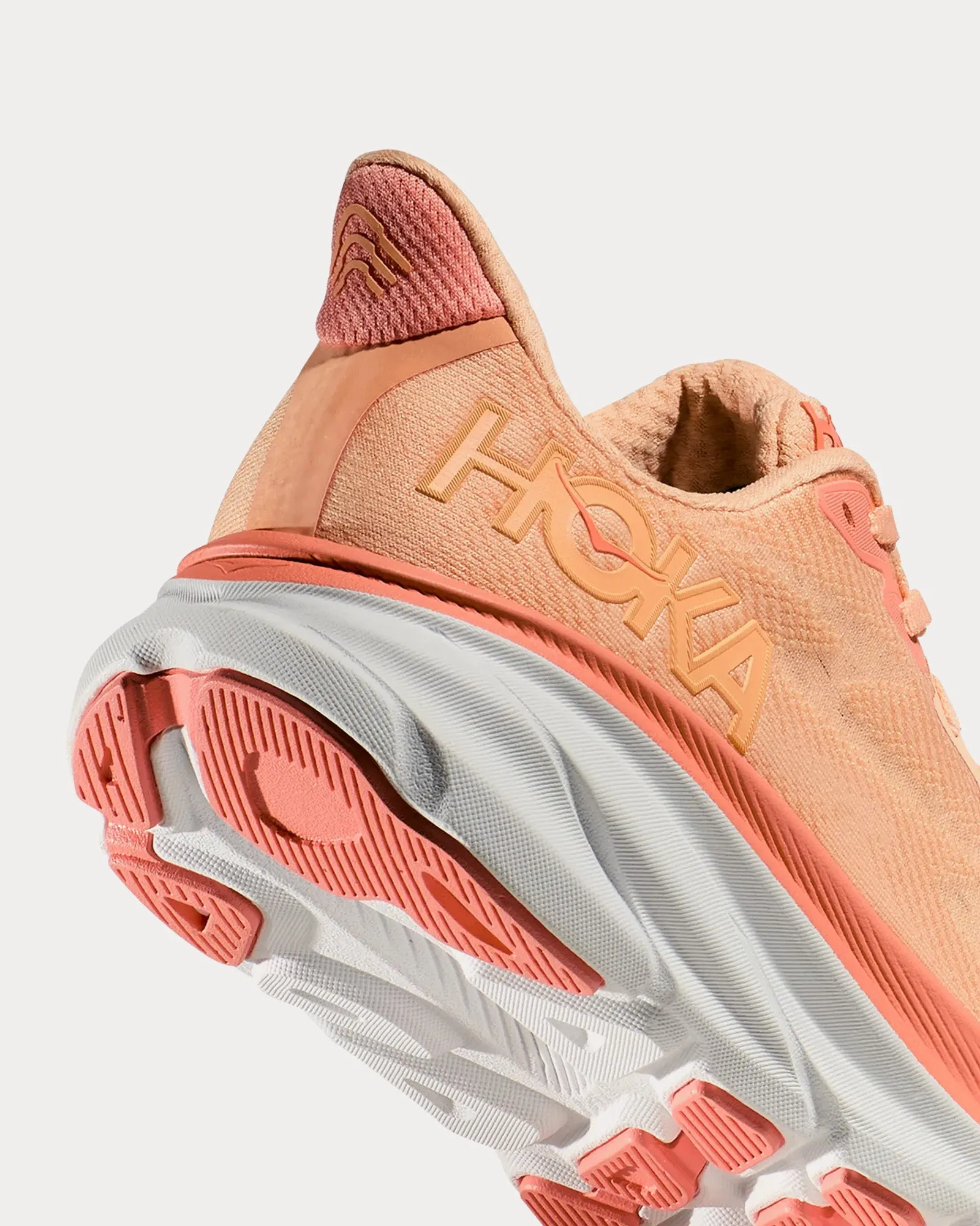 Clifton 9 Cantaloupe / White Running Shoes
