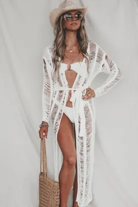 DEAL Coast To Coast Long Knit Cover Up