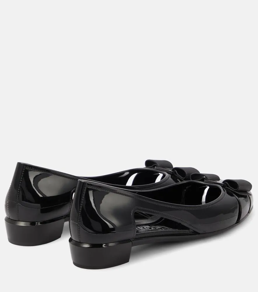 Ferragamo Vara Jelly ballet flats
