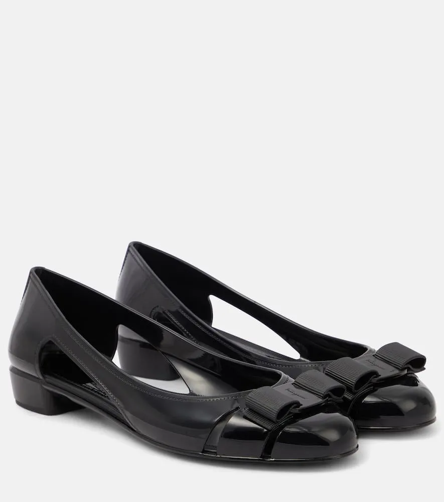 Ferragamo Vara Jelly ballet flats