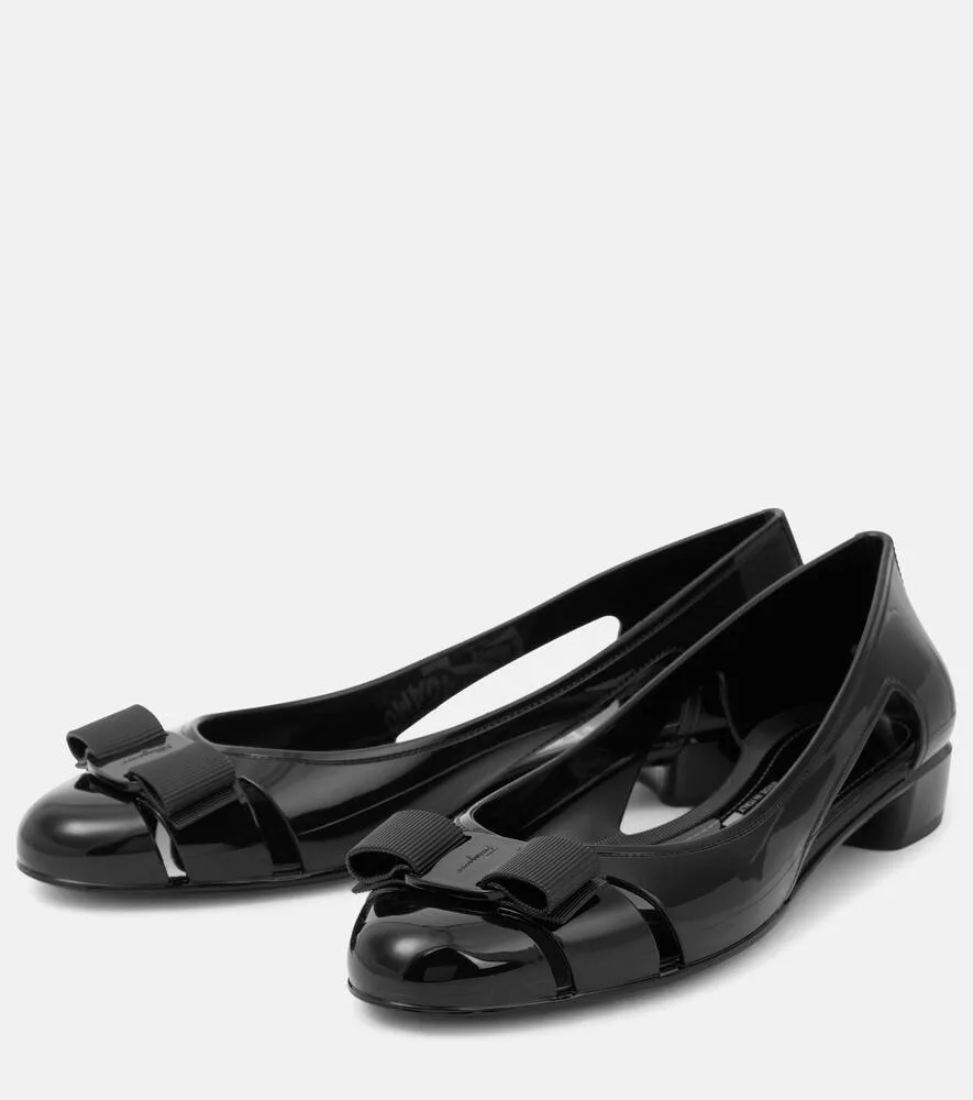 Ferragamo Vara Jelly ballet flats