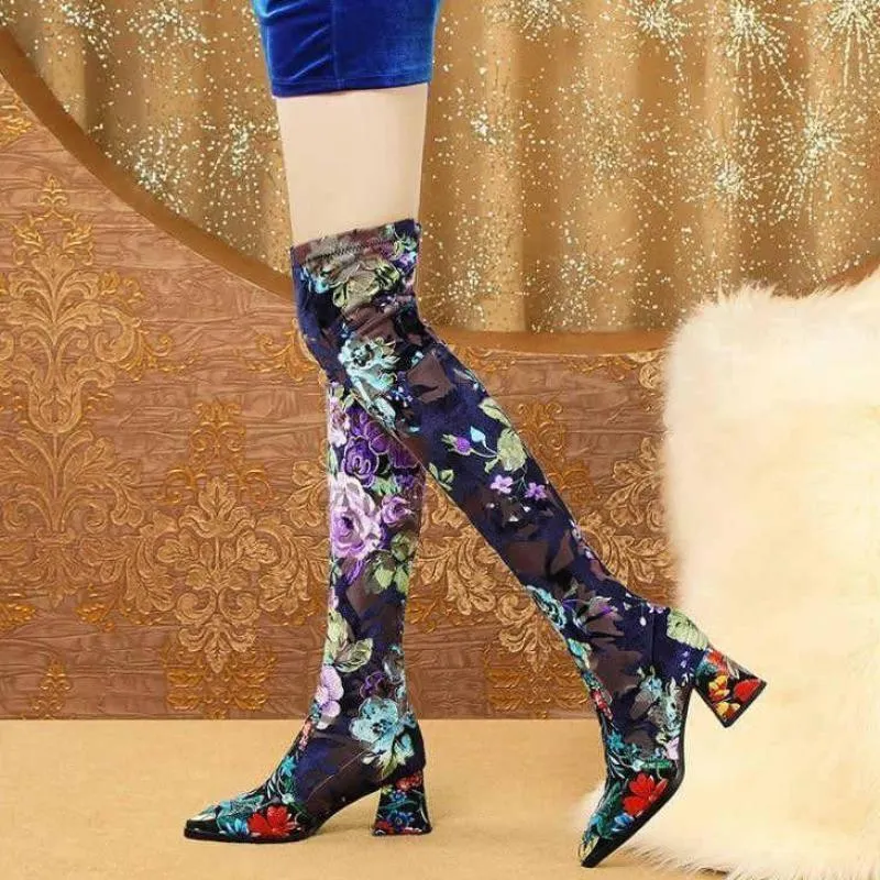 Good Lady Over The Knee Boots