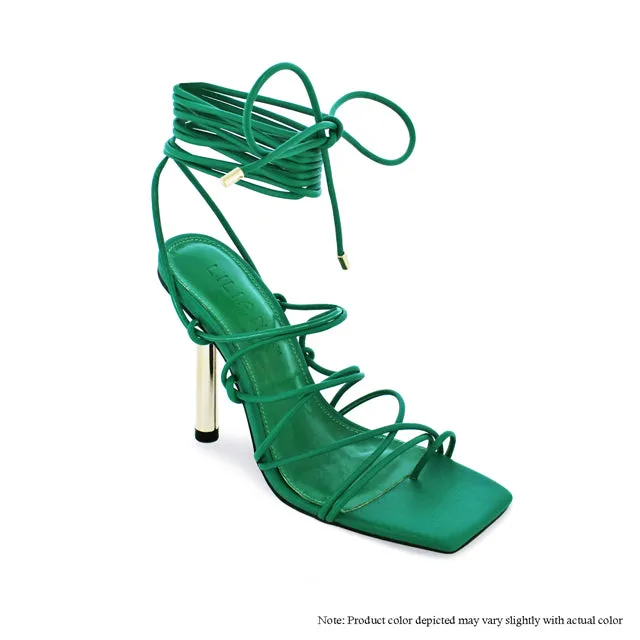 Liliana Hart-2 Strappy Wrap-Around High Heels