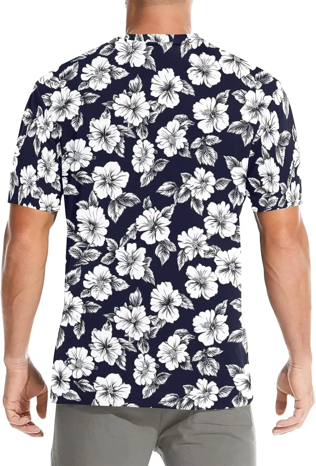 Men's Crew Neck T-Shirts Funny Summer Short Sleeve Casual Tee Shirt for Sports Volleyball Basketball Size S-3XL