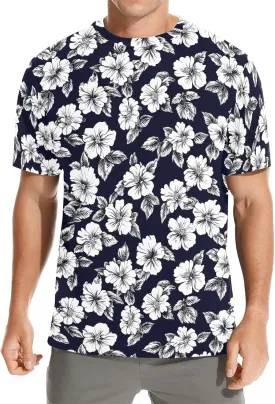 Men's Crew Neck T-Shirts Funny Summer Short Sleeve Casual Tee Shirt for Sports Volleyball Basketball Size S-3XL