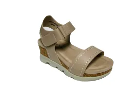 Pierre Dumas Kid's Hit-3 Wedge Sandal - Nude 42668-112
