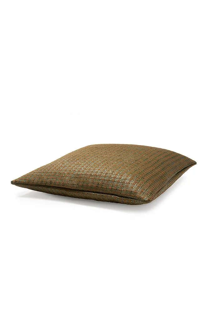 Raffia Pillows and Cushions "Tulum" in Khaki Color