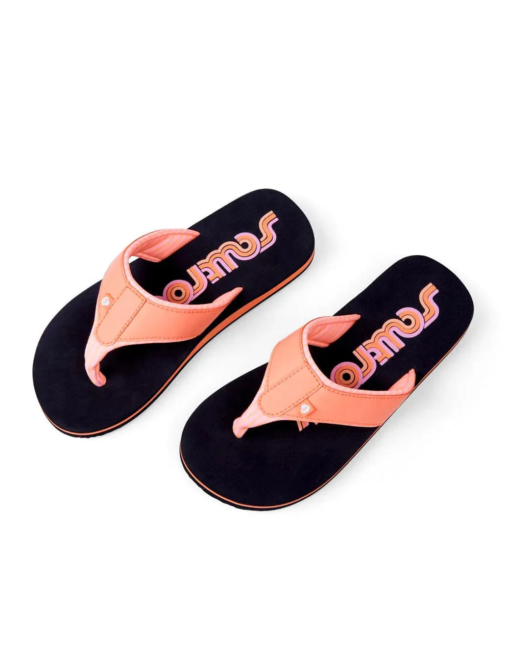 Saltrock Cora Retro Flip Flop - Dark Grey