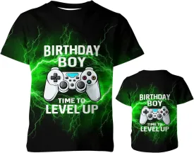 Tiannee Printed Boys T-Shirt, Kids' T-Shirt for Boys, Lightweight Tee for Kids