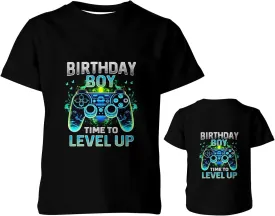 Tiannee Printed Boys T-Shirt, Kids' T-Shirt for Boys, Lightweight Tee for Kids