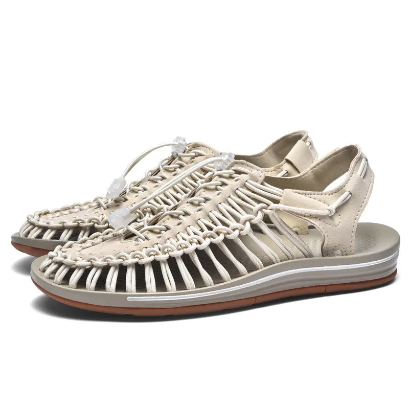 Wholesale Woven Casual Beach Style Roman Shoes