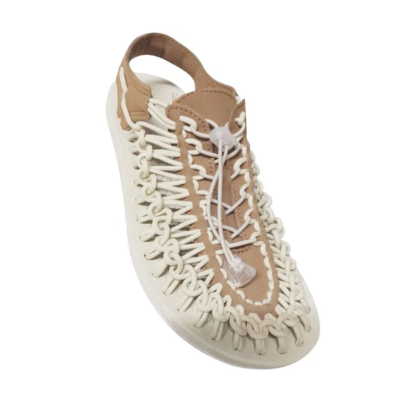 Wholesale Woven Casual Beach Style Roman Shoes