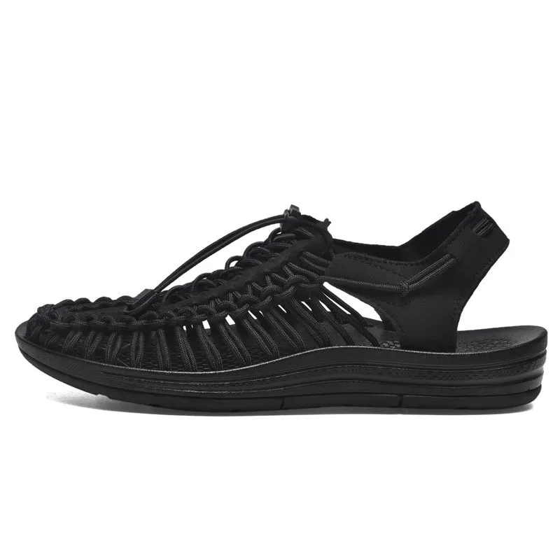 Wholesale Woven Casual Beach Style Roman Shoes